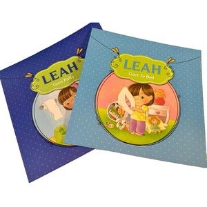 Lot of 2 the LEAH books (Leah Goes Potty & Goes to Bed)